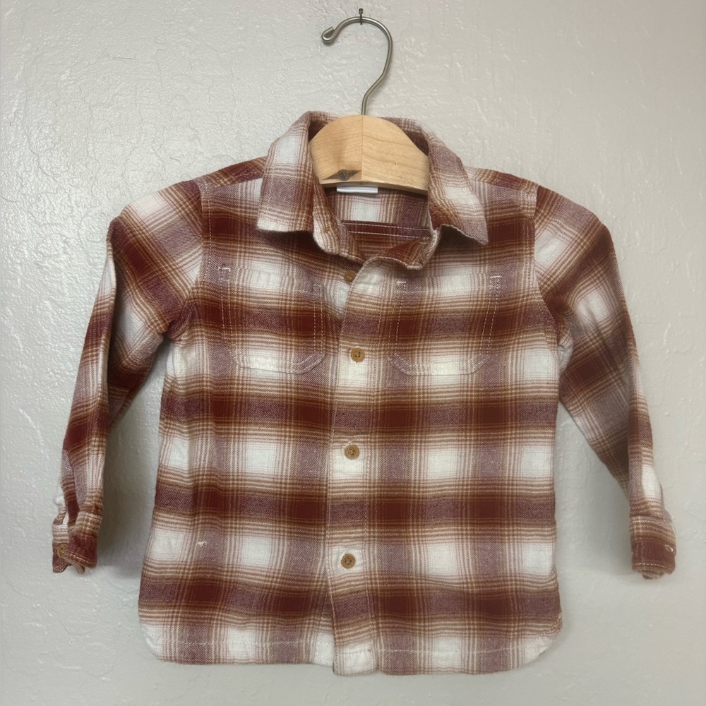 $12 ADD ON little co. flannel shirt hanna andersson little bipsy zara h&m
